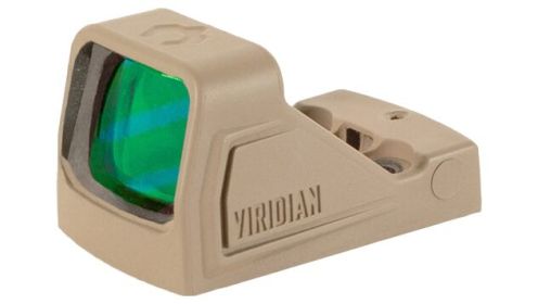 VIRIDIAN REFLEX SIGHT RFX-11 MICRO GRN DOT 1X16 SHIELD FDE
