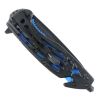 Tactical Team 8.5" Spring Assisted Knife Star & Stripes Handle w/ Seatbelt Cutter
