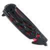 Tactical Team 8.5" Spring Assisted Knife w/ Seatbelt Cutter Star & Stripes Handle