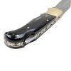 TheBoneEdge 6.5" Damascus Folding Knife Horn Handle Handmade with Sheath New