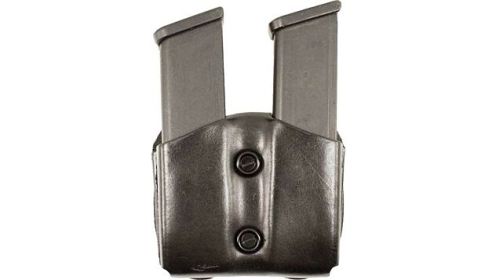 DESANTIS DOUBLE MAG POUCH OWB LEATHER SIG P365 BLACK