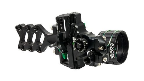 AXCEL BOW SIGHT ACCU HUNTER SINGLE PIN GREEN .019 W/SCOPE