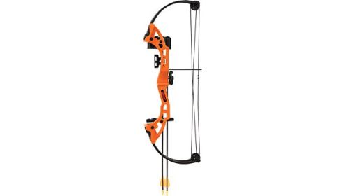 BEAR ARCHERY YOUTH COMPOUND BOW BRAVE RH ORANGE AGE 8+