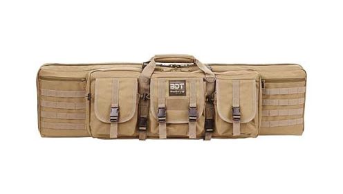 BULLDOG 36" DOUBLE TACTICAL CS 3 LARGE ACCESS POCKETS TAN