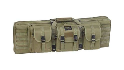 BULLDOG 37" SINGLE TACTICAL CS 3 LARGE ACCESSORY POCKETS GRN