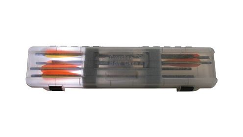 MTM CROSSBOLT CASE HOLDS 12 BOLTS UP TO 23" CLEAR SMOKE