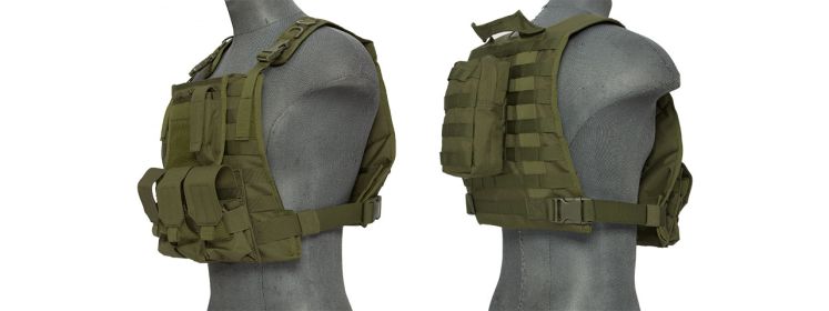 SCA-301G Molle Plate Carrier Vest in OD