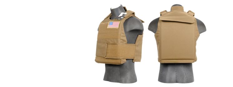 SCA-302T Body Armor Vest in Tan