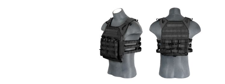SCA-312B JPC Jumpable Plate Carrier in Black
