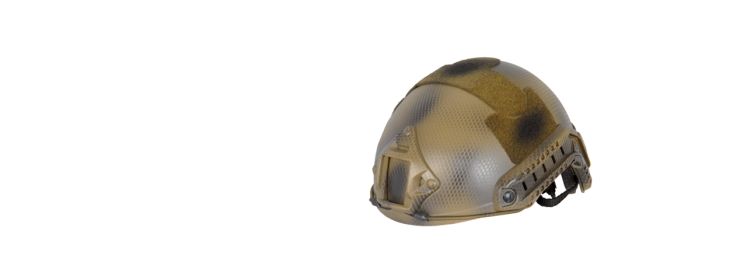 SCA-739N Ballistic Helmet in Custom Dark Earth (Basic Version)