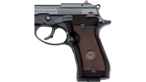 BERETTA 87 STANDARD GRIPS WOOD CHECKERED RIGHT HAND