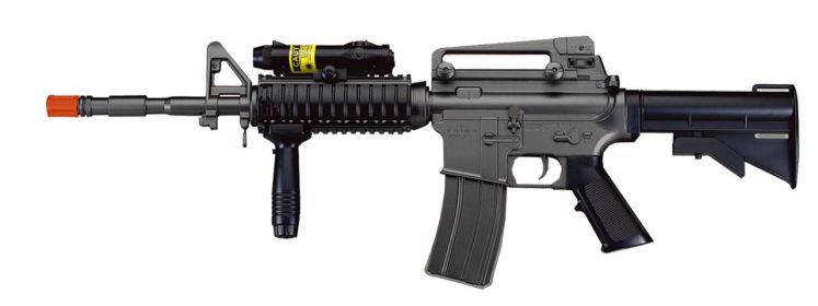 SM3081A AEG Plastic Gear M4 Rail Covers, PEQ Box, Vertical Fore Grip, Adjustable LE stock