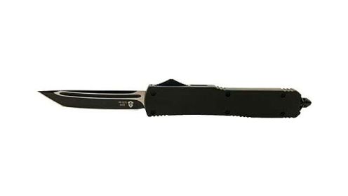 TEMPLAR KNIFE SLIM OTF BLACK RUBBER 3.1" BLACK TANTO