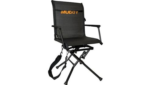 MUDDY SWIVEL-EASE FOLDING GROUND SEAT W/FLEX TEK SEAT
