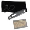 Hunt-Down 8" Black Stone Wash Blade Ball Bearing Folding Knife G10 Handle With Box
