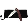 Hunt-Down 8" Black & Red G10 Handle Ball Bearing Folding Knife D2 Steel With Box