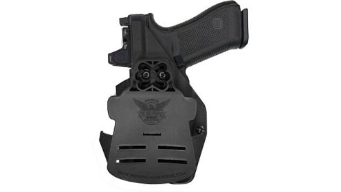 WE THE PEOPLE HOLSTER OWB RH FOR GLOCK 17 MOS W/OPTIC BLK