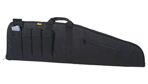 US PEACEKEEPER 35" MSR CASE BL 4 MAG POUCHES 600 DENIER BLACK