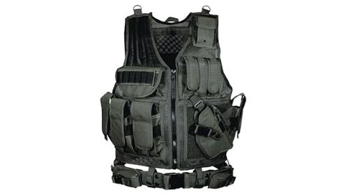 UTG TACTICAL VEST V547 BLACK LAW ENFORCEMENT