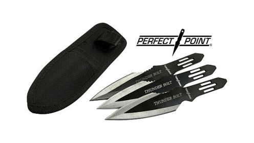 MC PERFECT POINT 6.5" SPEAR POINT THROWING KNIVES 3-PACK!