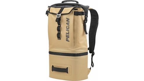 PELICAN SOFT COOLER BACKPACK COMPRESSION MOLDED COYOTE