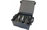 MTM TACTICAL PISTOL HANDGUN CASE 6 GUN DARK GREY