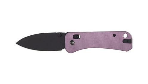 WE KNIFE BANTER 2 2.87" PURPLE ALUMINUM/BLK STNWASH CROSSBAR!
