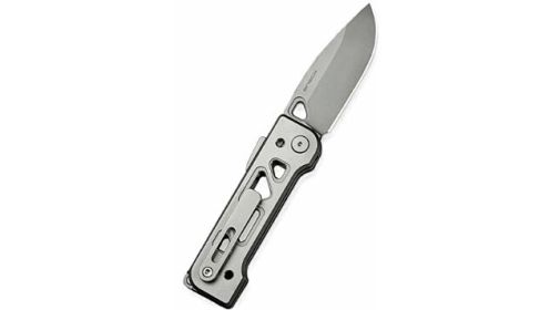 WE KNIFE TYRO 2.91" GRAY TITANIUM STONEWASH SUPERLOCK