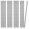 16-Inch 16 Pack Rebar Stakes Heavy Duty Straight Galvanized Steel Ground Anchors