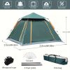 Muti-Person Outdoor Automatic Quick Opening Camping Tent with Mesh Windows. Made of Oxford Fabric