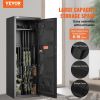 VEVOR 8-10 Rifles Gun Safe, Rifle Safe with Lock & Digital Keypad, Quick Access Tall Gun Storage Cabinet with Removable Shelf