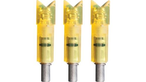 LUMENOK LIGHTED NOCK XBOW HD ORANGE CRESCENT EASTON 3PK