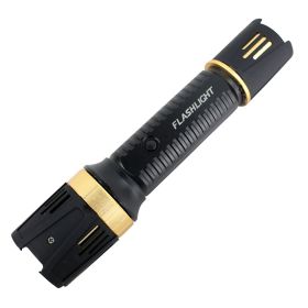 Defender-Xtreme Black Multifunction 230 Lumens Stun Gun with Battery and Charger