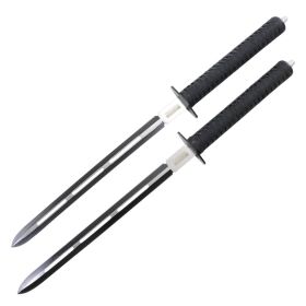 Defender-Xtreme Full Tang 26" Sword Two Tone Blade Two Sword Set