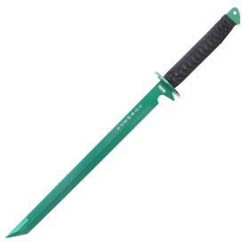 Defender-Xtreme 26"  Stainless Steel Green Blade Sword with Sheath