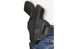 BULLDOG BELT SLIDE HOLSTER BLK RH SMALL FRAME REVOLVERS 2-4"