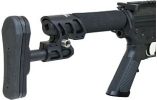 ODIN STOCK ZULU 2.0 W/PADDED BUFFER TUBE BLACK FOR AR-15