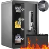 VEVOR Safe 2.2 Cubic Feet Home Safe Steel for Cash Gold 15.75x13x23.6 inch