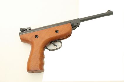 5.5 mm Air Pistol Wood Finish Body