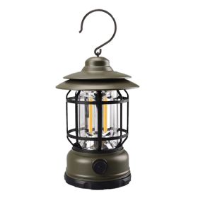 Outdoor Retro Camping Light Emergency Hand Lamp (Type: Camping Light, Color: Green)