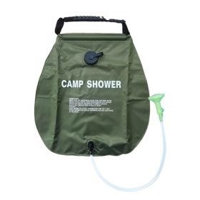 Outdoor Portable Camping Shower Water Bag for Home Use (Type: Camping Shower, Color: Green)